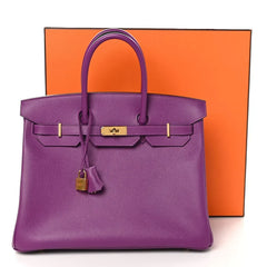 Birkin bag made of extremely Epsom Birkin 35 Anemone