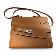 Hermès Kelly En Désordre 20cm Gold Epsom Calf Leather Palladium Hardware