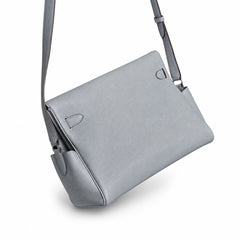 Kelly Messenger GM 31 Veau Togo, Bleu Lin, Palladium Hardware