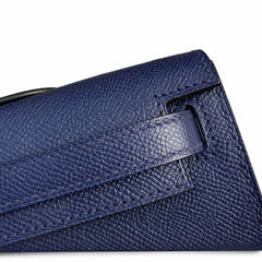 Hermès Kelly Cut 31 Bleu Saphir Epsom Palladium Hardware