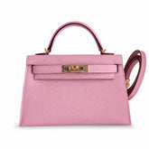 Hermès Kelly Sellier 19 Malva Epsom Gold Hardware