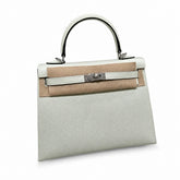 Hermès Kelly Sellier 25cm Vert Fizz Epsom Calf Leather Palladium Hardware