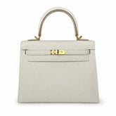 Hermès Kelly Sellier 25cm Milkshake Epsom Calf Leather Gold Hardware