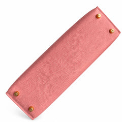 Hermès Kelly Sellier 19 Rose Confetti Epsom Gold Hardware
