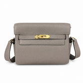 Kelly Messenger PM 27 Veau Togo, Gris Perle, Gold Hardware