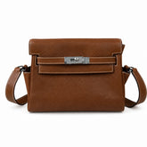 Kelly Messenger PM 27 Veau Togo, Cognac, Gold Hardware