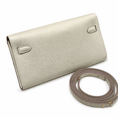 Hermès Kelly To Go Craie Epsom Calf Leather Gold Hardware