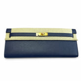 Hermès Kelly Cut 31 Clutch Epsom Leather Picture Dark Blue