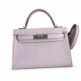 Hermès Kelly Sellier 19 Lilas Epsom Palladium Hardware