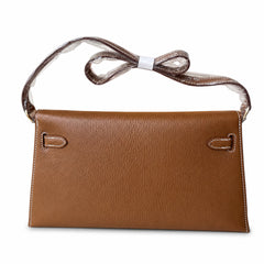 Hermès Kelly Shoulder Gold Epsom Gold Hardware