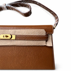 Hermès Kelly Shoulder Gold Epsom Gold Hardware