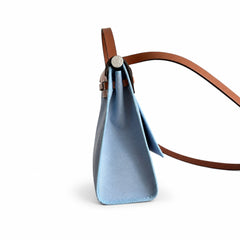 Hermès Herbag Zip 31 Bleu Agate Toile Militaire / Fauve Vache Hunter Palladium Hardware
