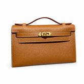 Hermès Mini Kelly II 22cm Gold Epsom Calf Leather Gold Hardware