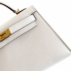 Hermès Kelly Sellier 19 Nata Epsom Gold Hardware