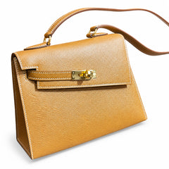 Hermès Kelly Desordre 20 Alezan Epsom Calf Leather Gold Hardware