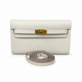 Hermès Kelly To Go 19.5 Craie Epsom Calf Leather Gold Hardware