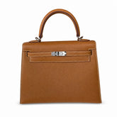 Hermès Kelly II 25cm Gold Epsom Calf Leather Palladium Hardware