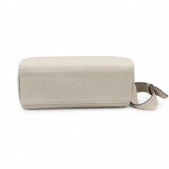 Kelly Messenger PM 27 Veau Togo, Crème Milkshake, Palladium Hardware