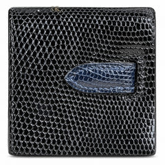 Hermès Mini Kelly 20 Black & Sapphire Blue Lizard Gold Hardware
