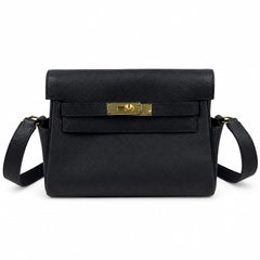 Hermès Kelly Messenger 27cm Noir Togo Calf Leather Gold Hardware