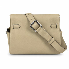 Kelly Messenger PM 27 Veau Togo, Gris Perle, Palladium Hardware