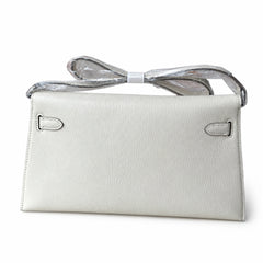 Hermès Kelly Shoulder Craie Epsom Palladium Hardware
