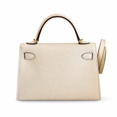 Hermès Kelly Sellier 19 Nata Epsom Gold Hardware