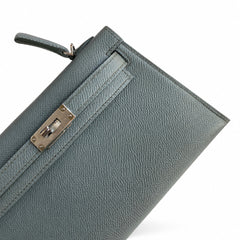 Hermès Kelly Sellier 19 Vert Amande Epsom Palladium Hardware
