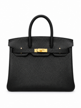 Birkin 30 Retourne in Noir Togo Leather (Gold Hardware)