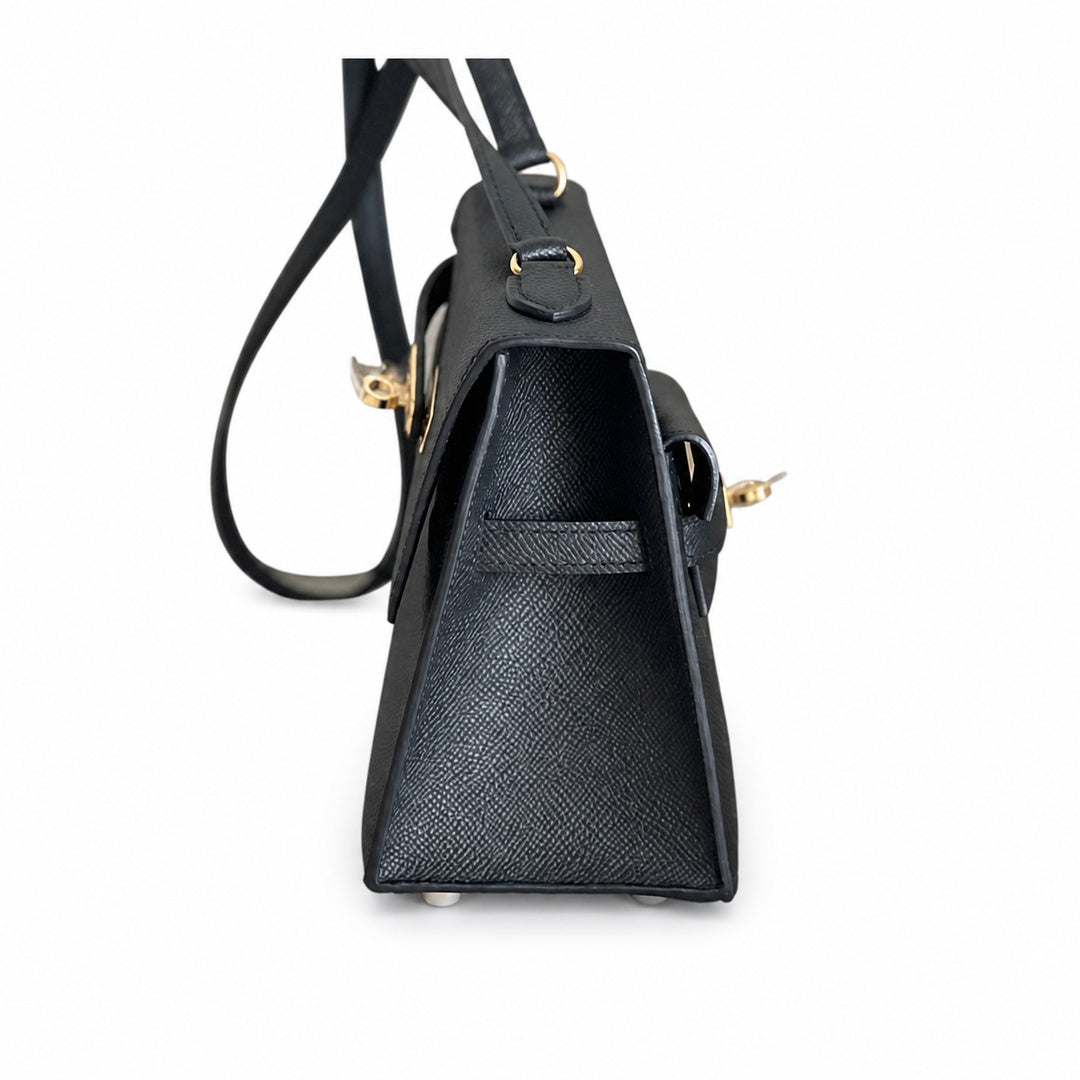 Hermès Kelly En Désordre 20cm Noir Epsom Calf Leather Gold Hardware
