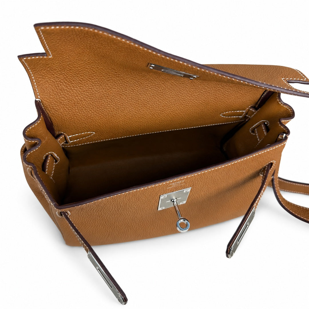 Kelly Messenger PM 27 Veau Togo, Gold, Palladium Hardware
