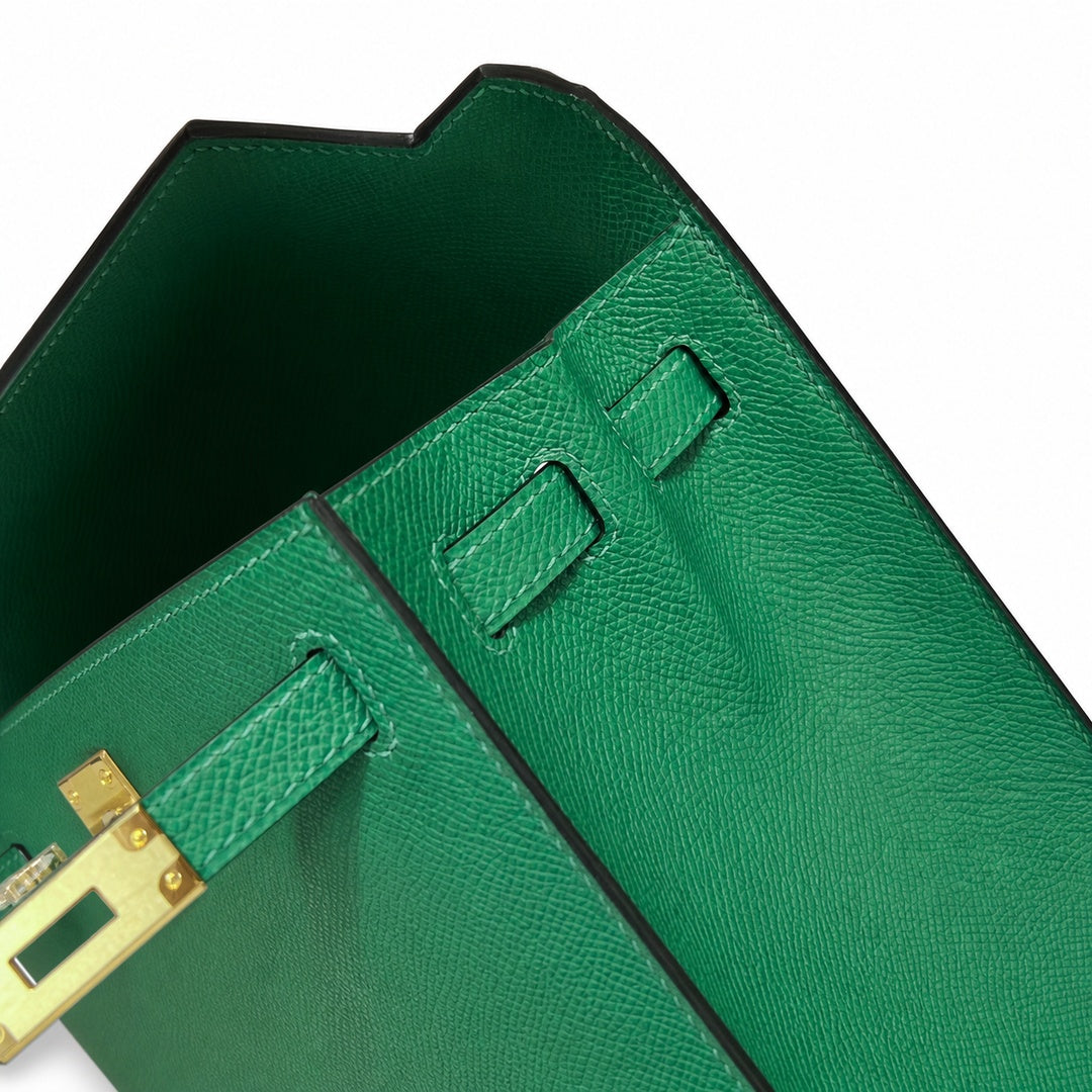 Hermès Kelly II 25cm Vert Vertigo Epsom Calf Leather Gold Hardware
