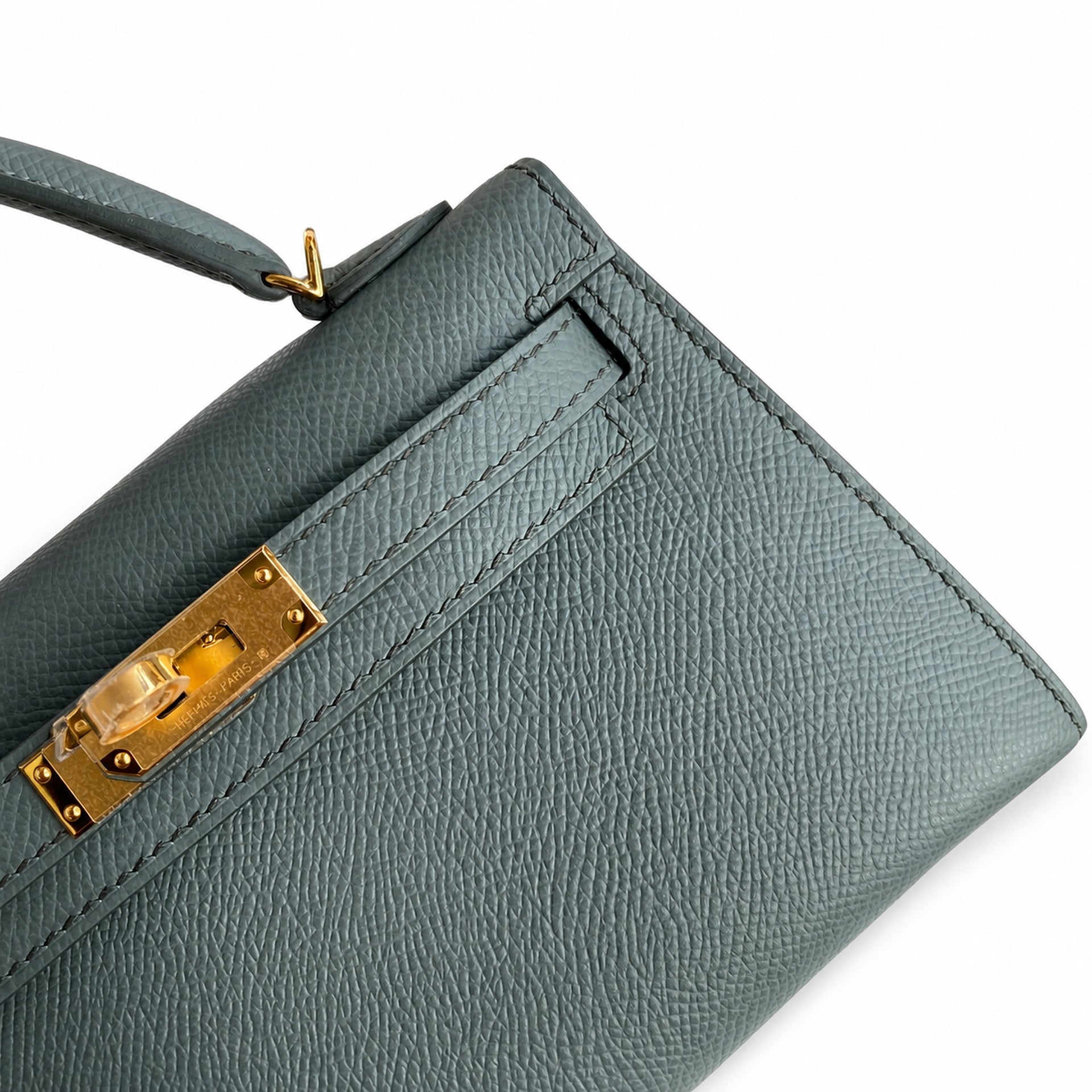 Hermès Kelly Sellier 19 Vert Amande Epsom Gold Hardware