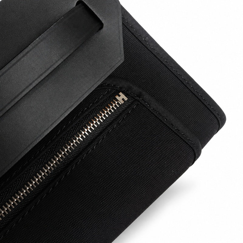 Hermès Herbag Zip 31 Noir Toile H / Noir Epsom Calf Leather Palladium Hardware