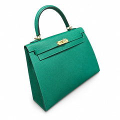 Hermès Kelly II 25cm Vert Vertigo Epsom Calf Leather Gold Hardware
