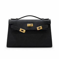 Hermès Mini Kelly II 22cm Noir Epsom Calf Leather Gold Hardware