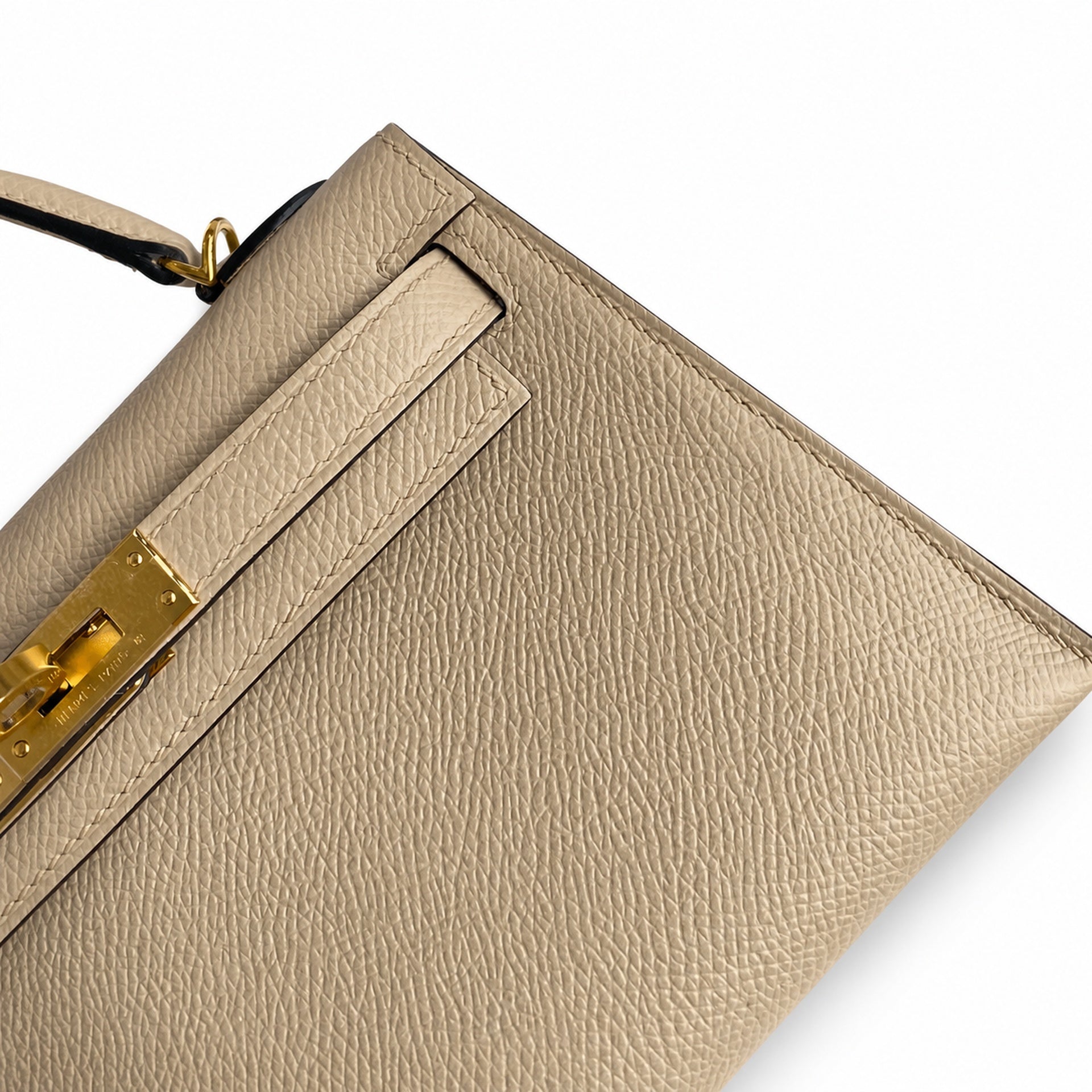 Hermès Kelly Sellier 19 Gris Tourterelle Epsom Gold Hardware