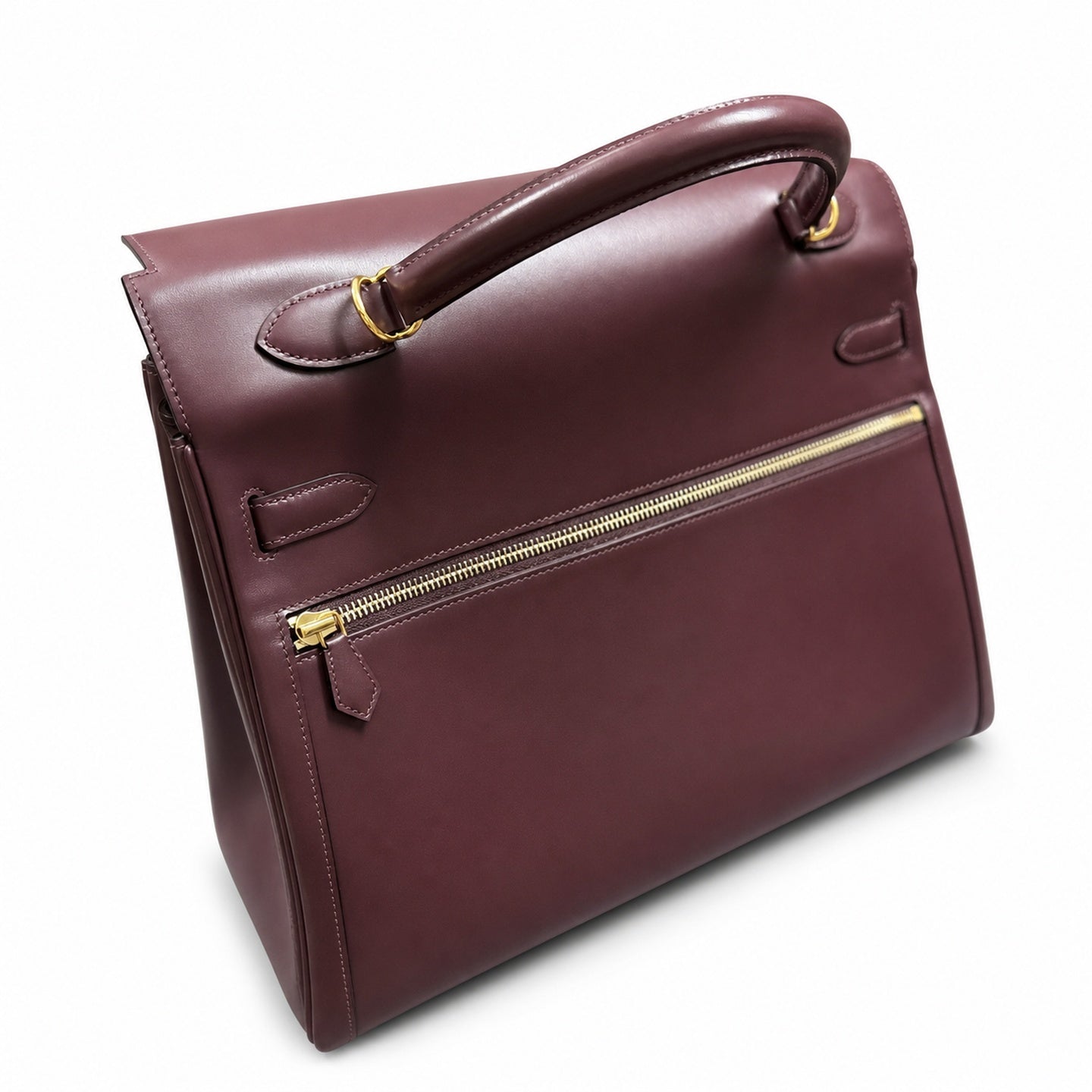 Hermès Box Kelly 35 Lakis Leather Gold Hardware Women Handbag
