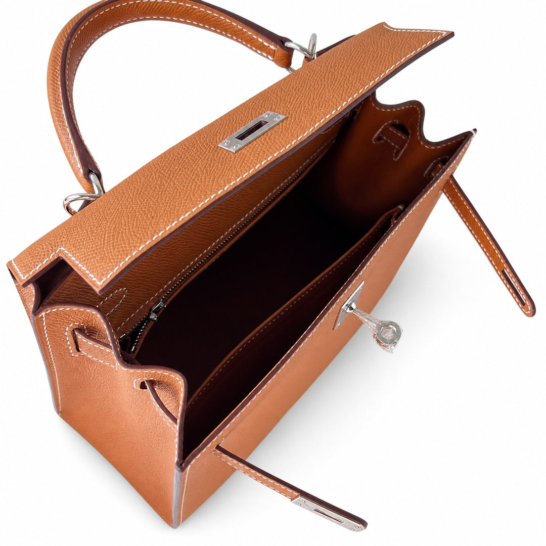 Hermès Kelly II 25cm Gold Epsom Calf Leather Gold Hardware