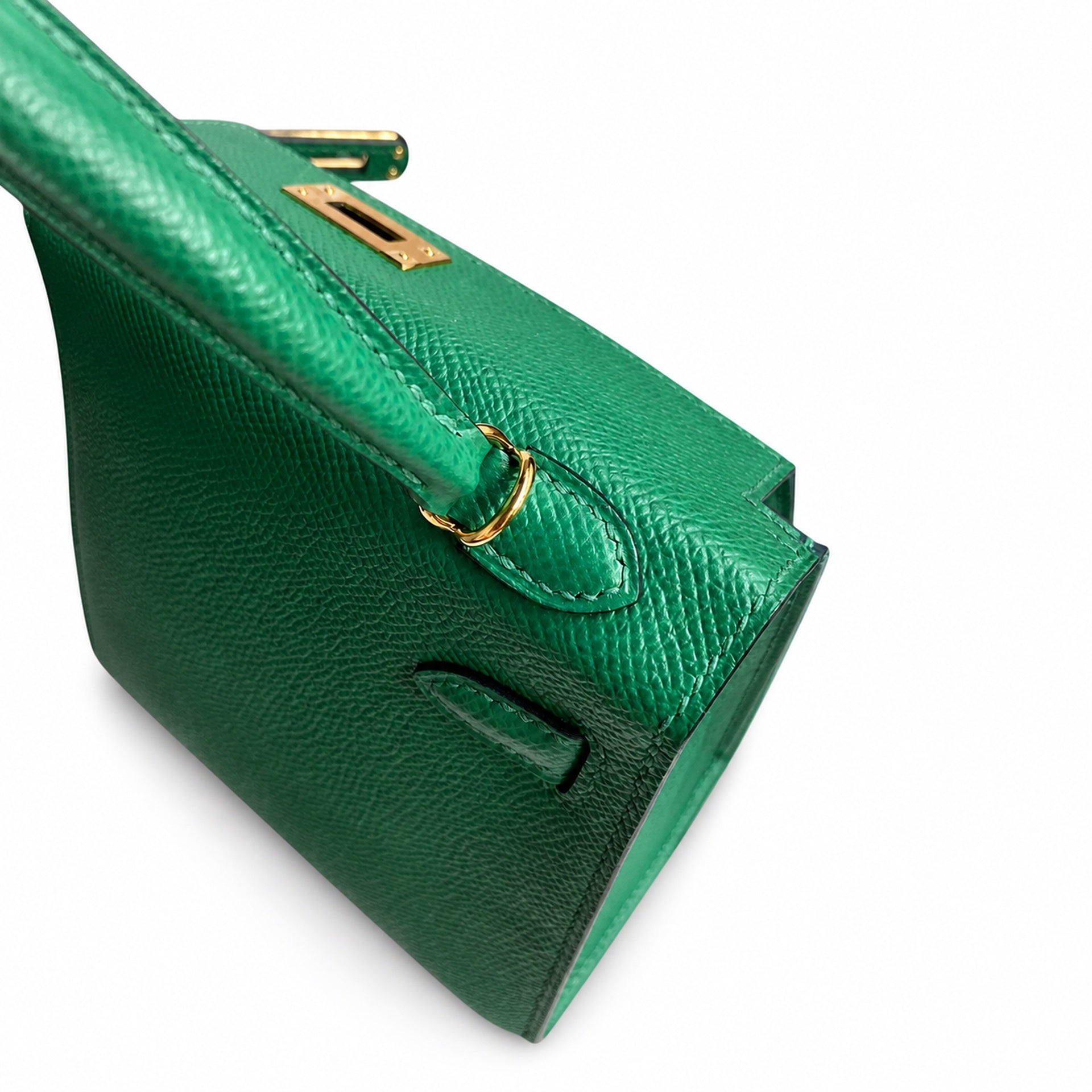 Hermès Kelly Sellier 19 Vert Cactus Epsom Gold Hardware