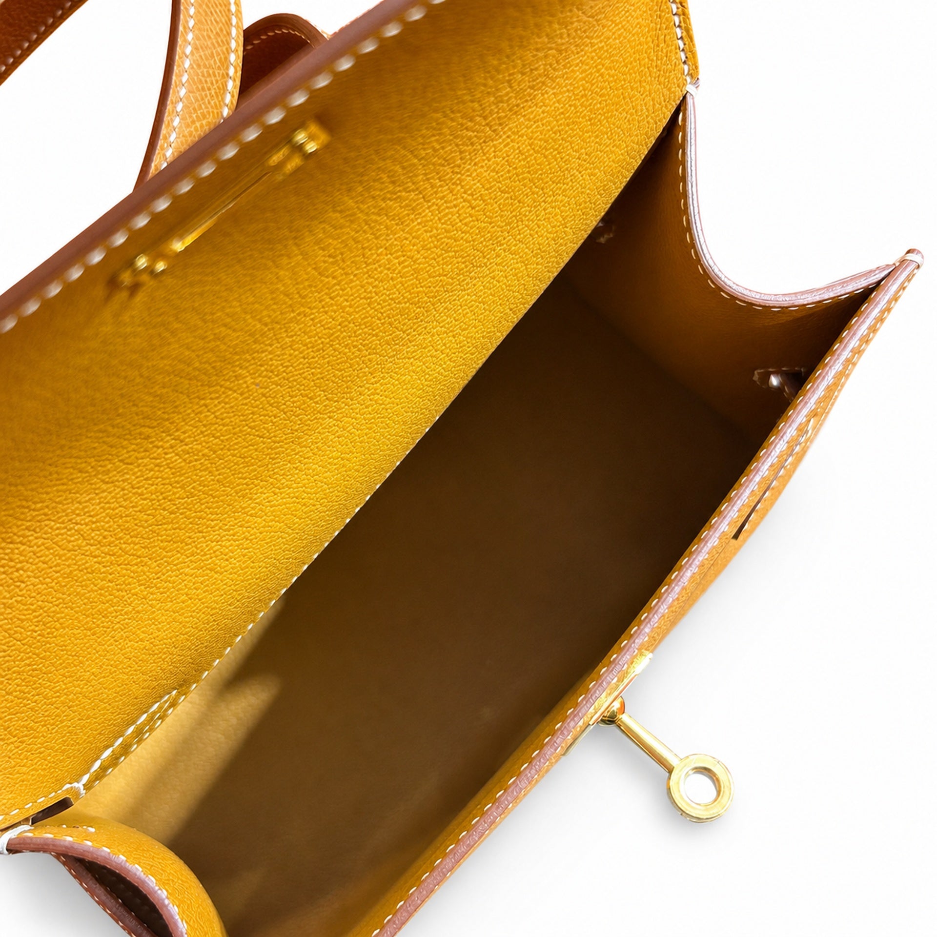 Hermès Kelly Desordre 20 Alezan Epsom Calf Leather Gold Hardware