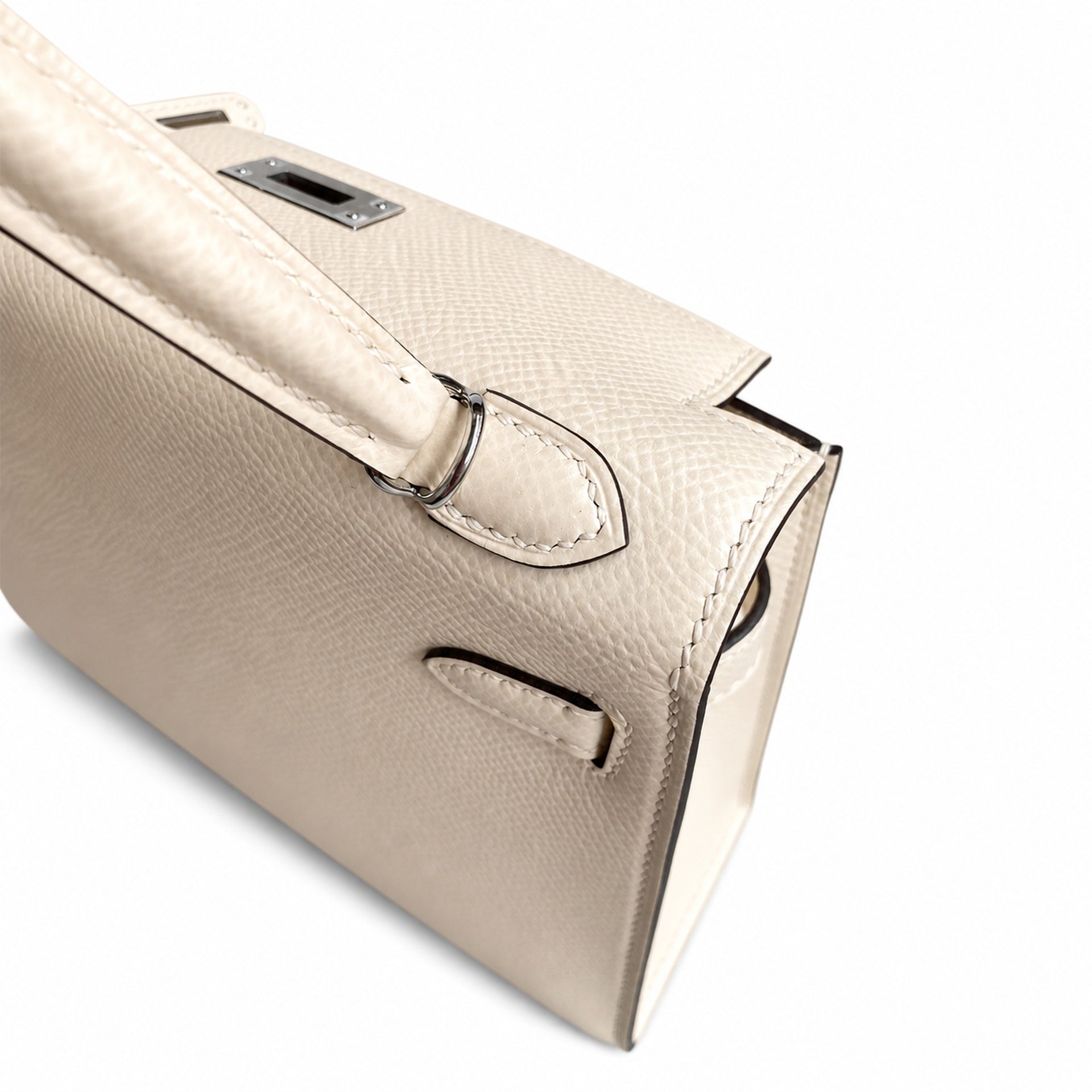 Hermès Kelly Sellier 19 Nata Epsom Palladium Hardware