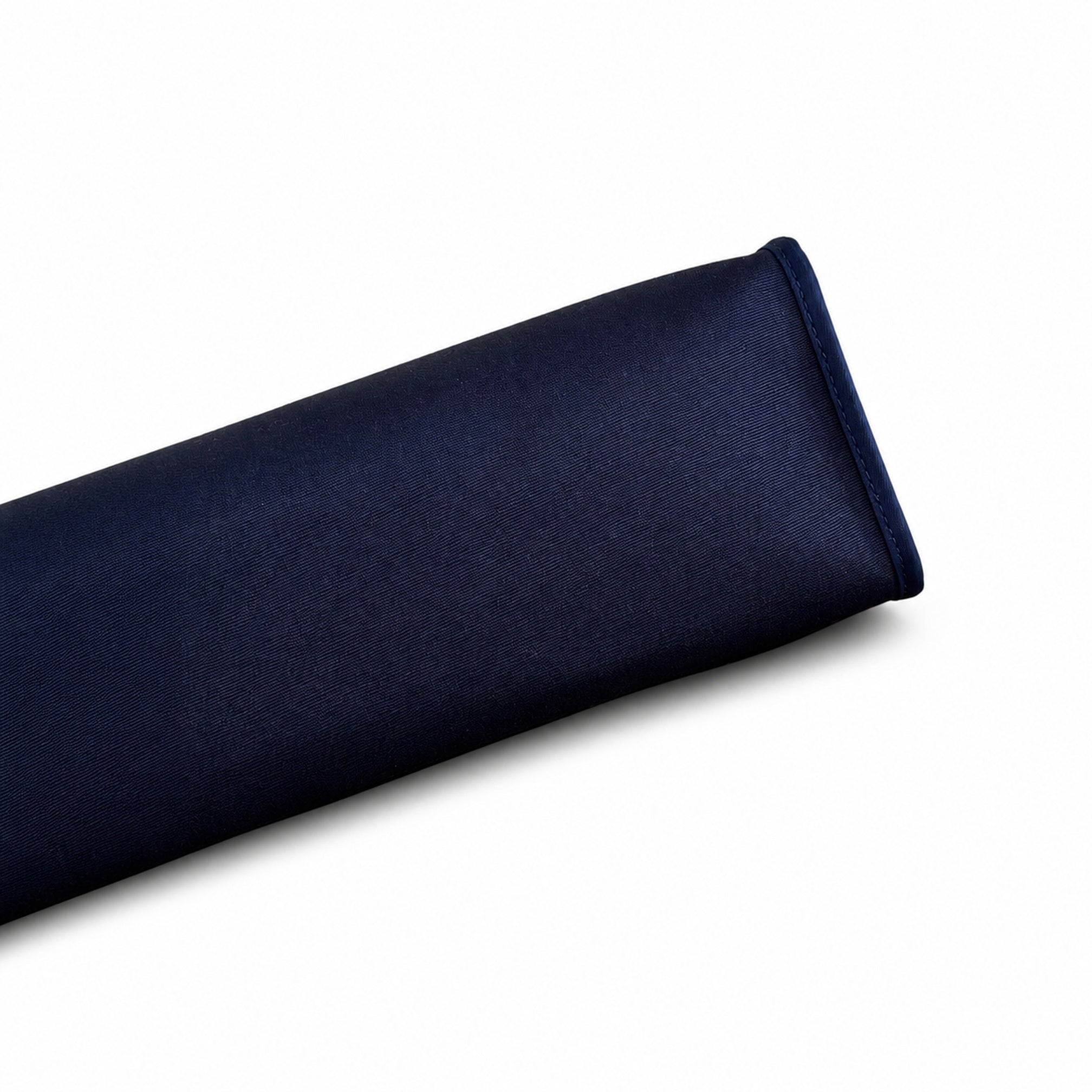 Hermès Herbag Zip 31 Navy Canvas & Black Calf Leather Palladium Hardware