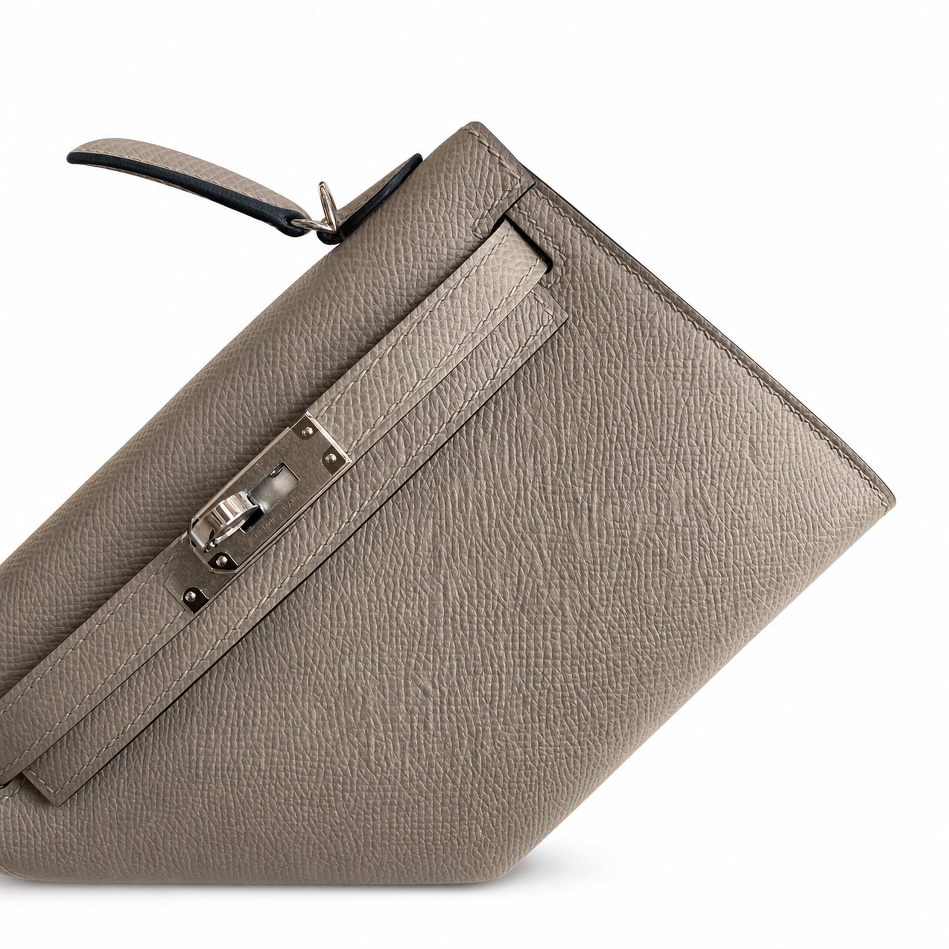 Hermès Kelly Sellier 19 Gris Asphalte Epsom Palladium Hardware