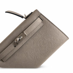 Hermès Kelly Sellier 19 Gris Asphalte Epsom Palladium Hardware