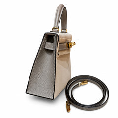 Hermès Mini Kelly II 20 Craie Epsom Calf Leather Gold Hardware