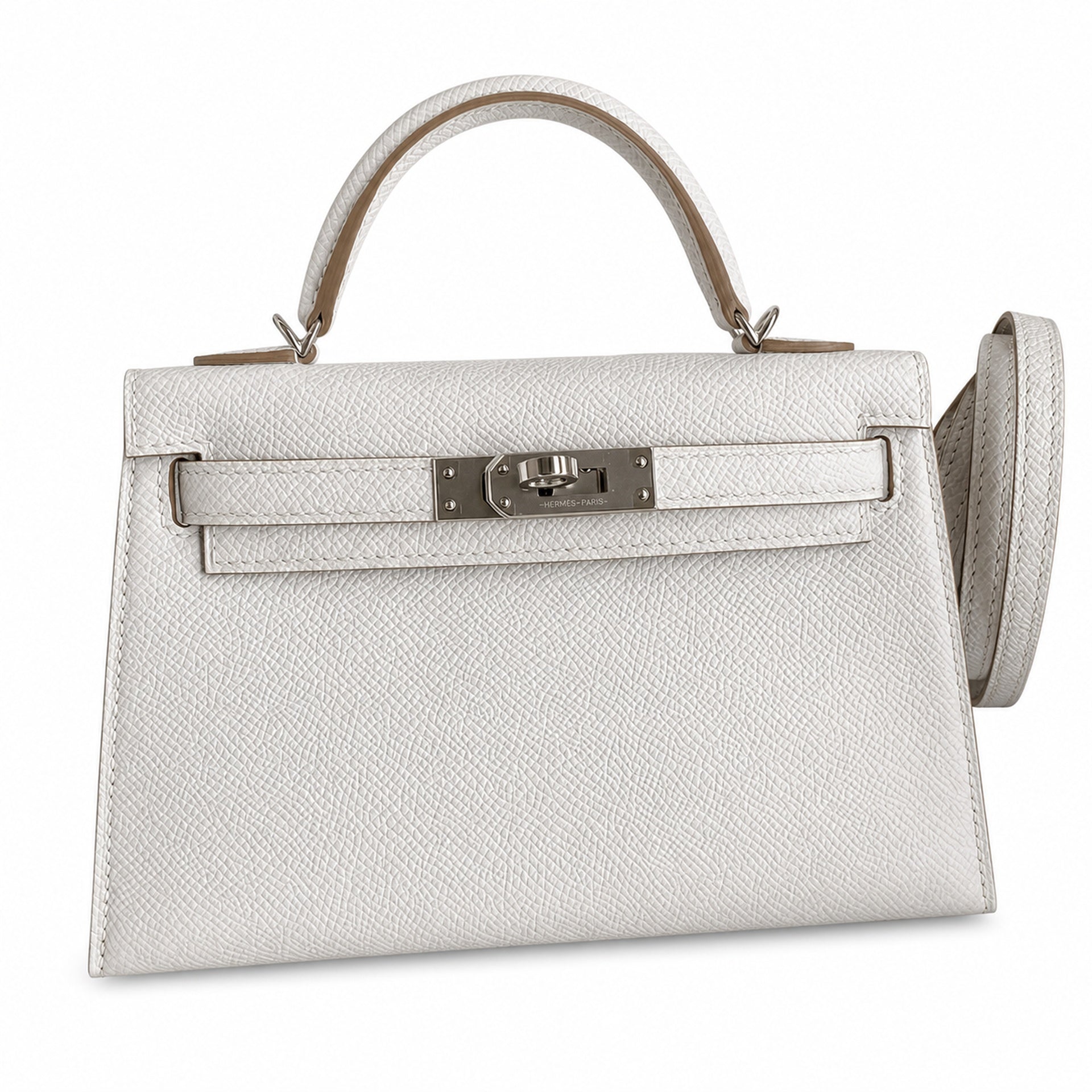 Hermès Kelly Sellier 19 Gris Perle Epsom Palladium Hardware