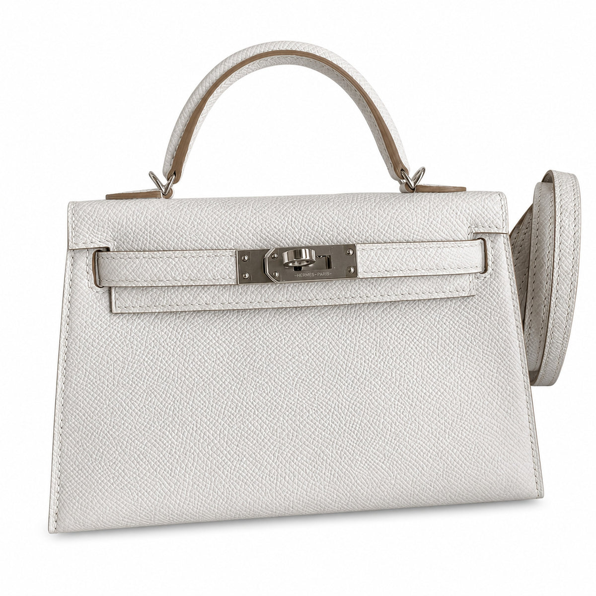 Hermès Kelly Sellier 19 Gris Perle Epsom Palladium Hardware
