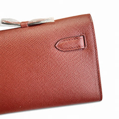 Hermès Kelly Cut 31 Clutch Epsom Leather Picture Burgundy