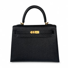 Hermès Kelly II 25cm Noir Epsom Calf Leather Gold Hardware
